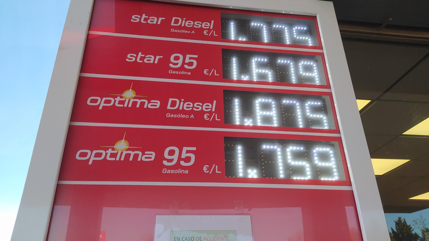 precio combustible cepsa