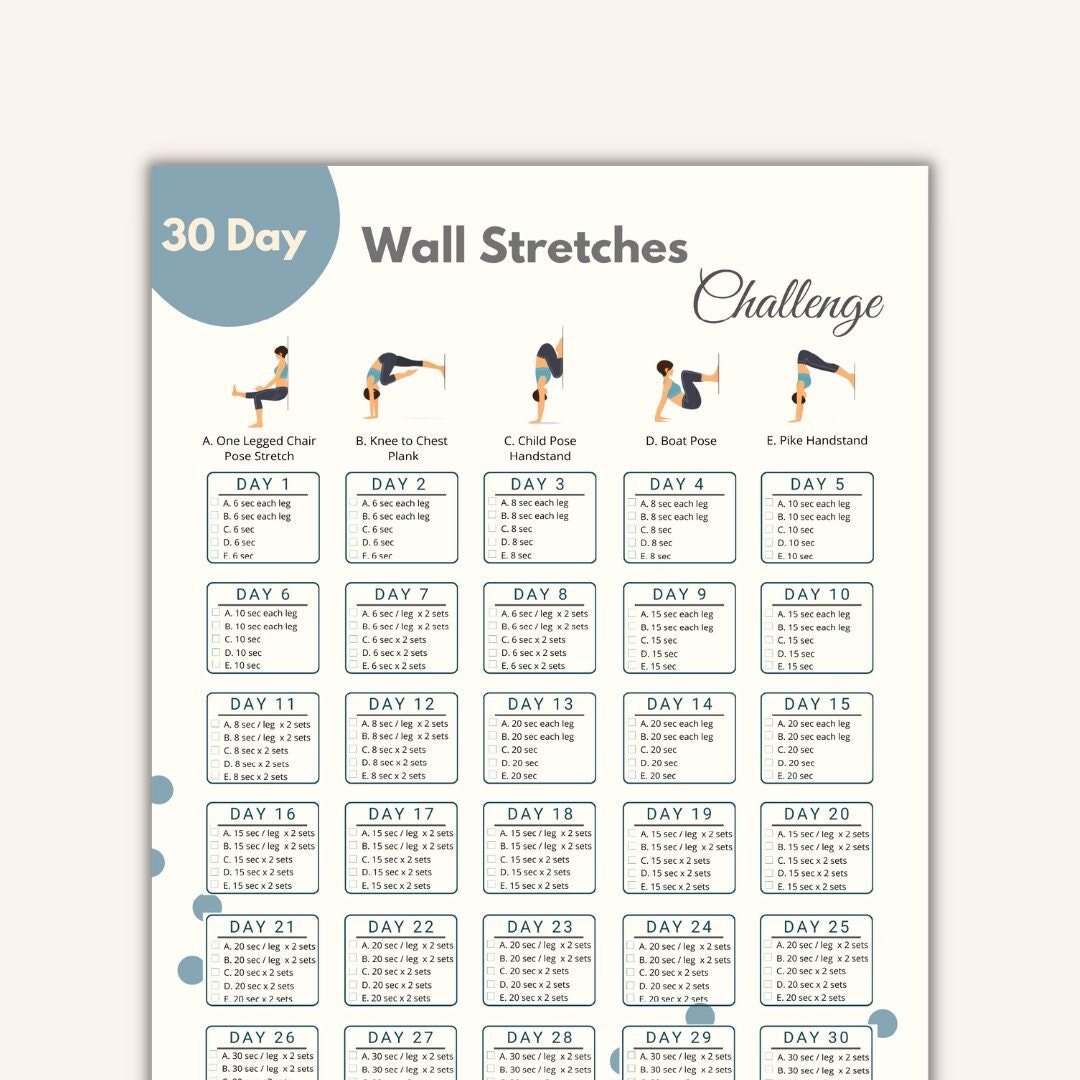 30 days wall pilates