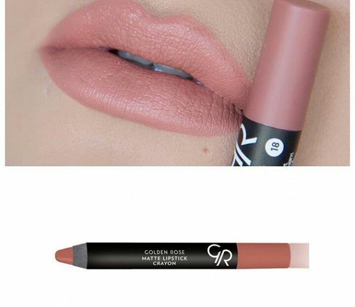 golden rose matte lipstick crayon 18