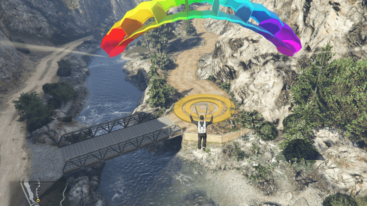 how to activate parachute in gta 5