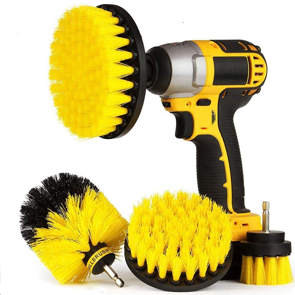 scrub brush drill attachment