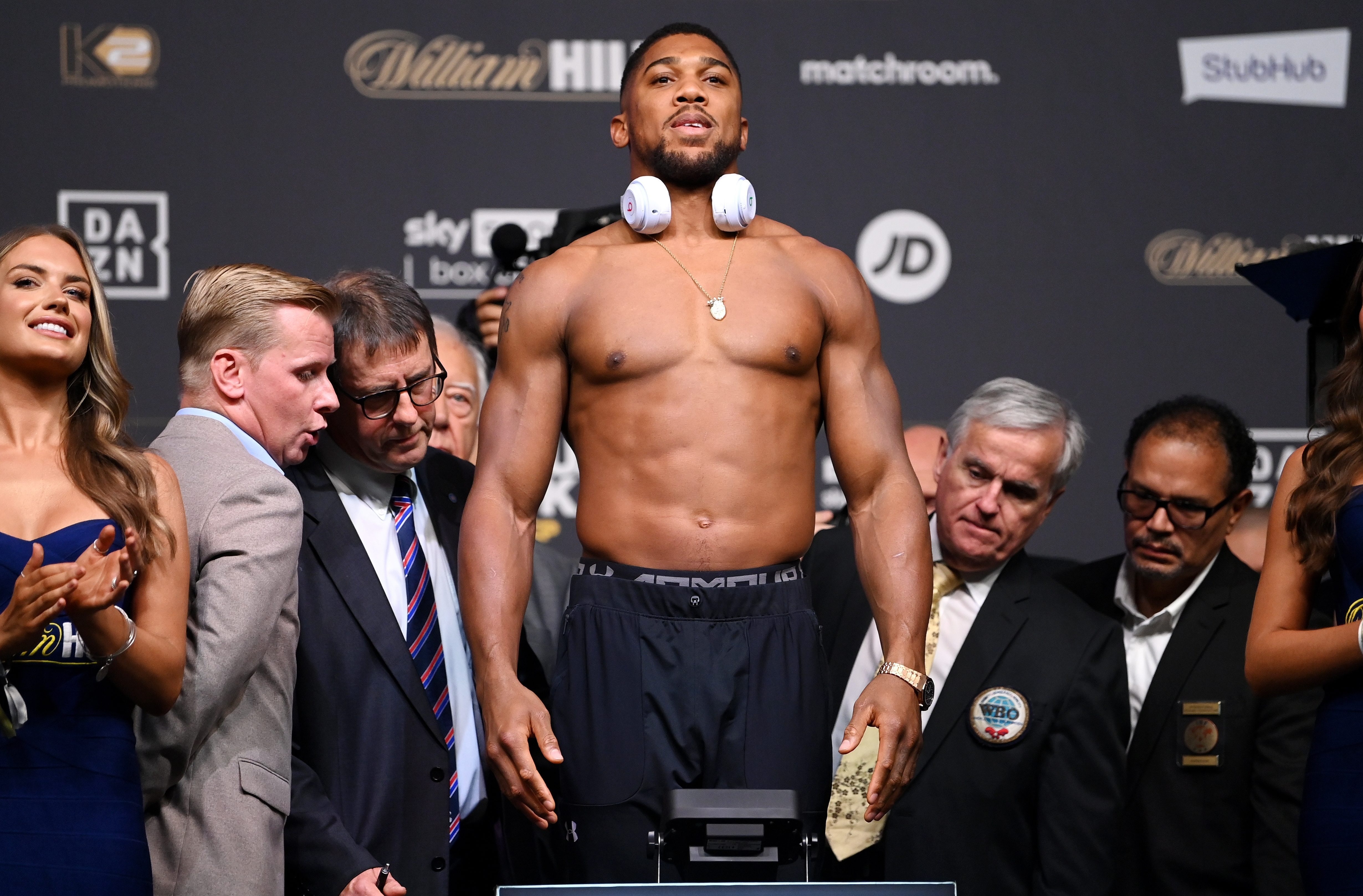 anthony joshua weight