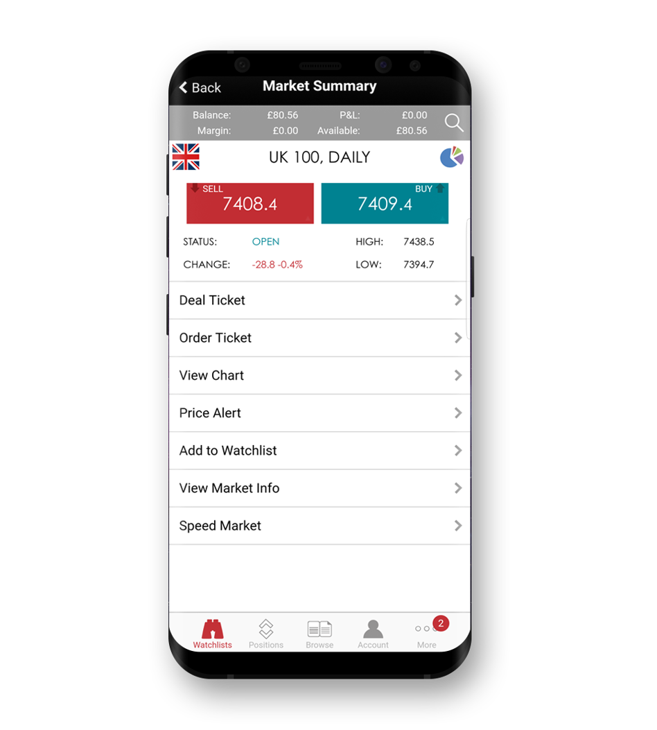 spreadex app