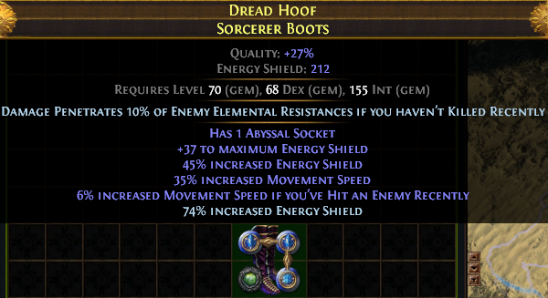 poe abyssal socket