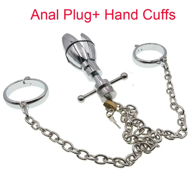 buttplug with handcuffs