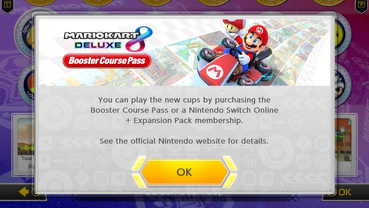 is mario kart booster pack a one time purchase