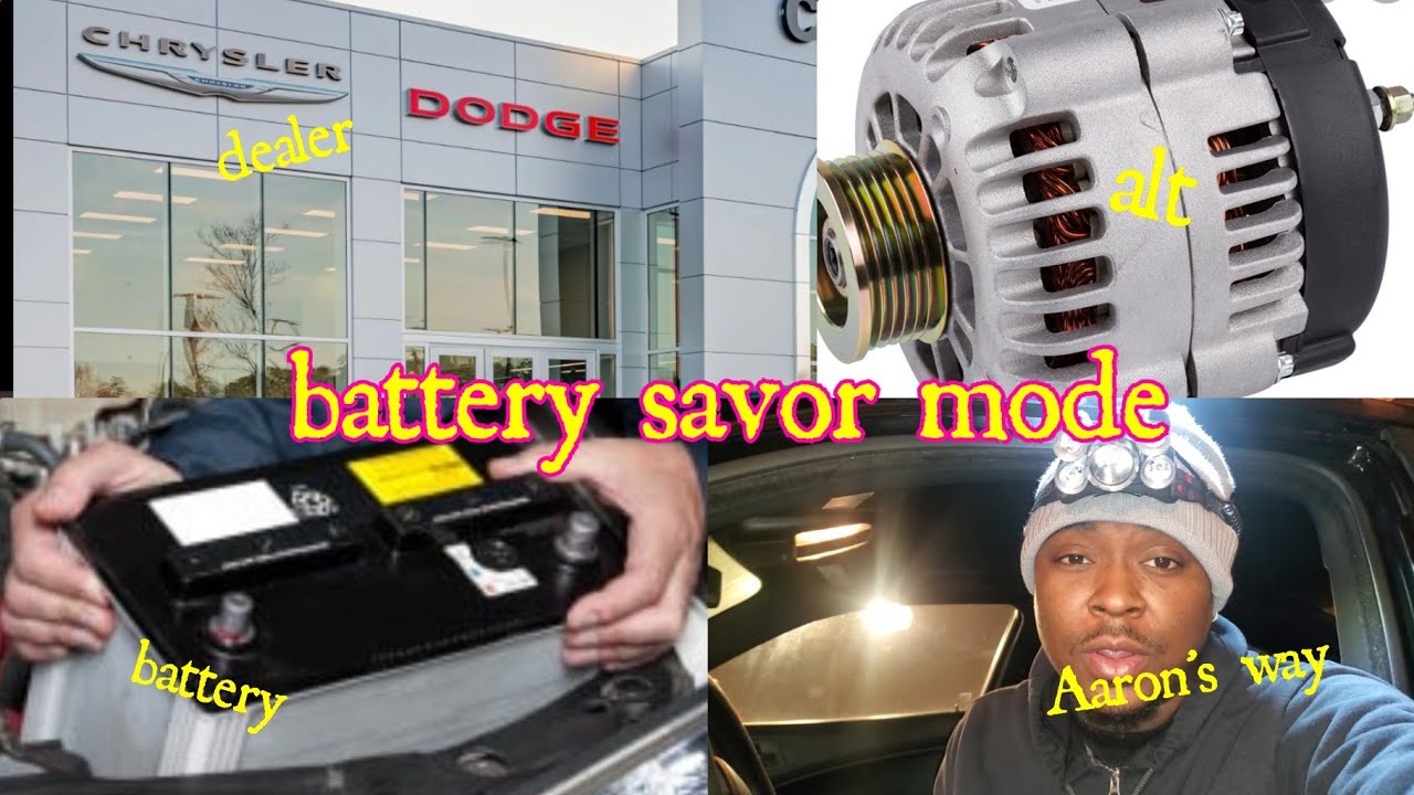 dodge journey battery saver mode