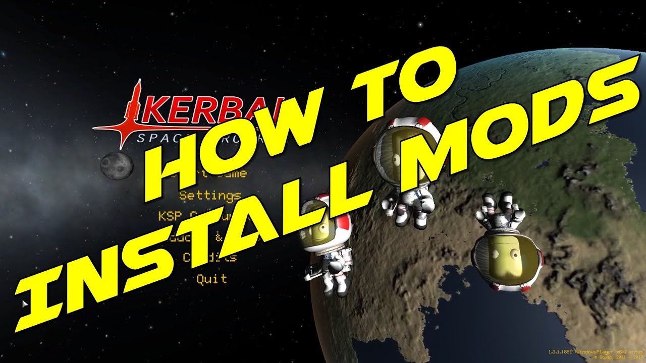 how to install mods ksp