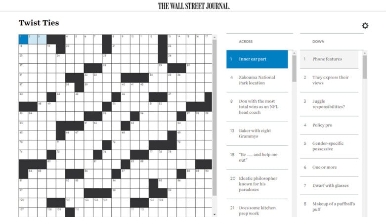 crossword clue accusation