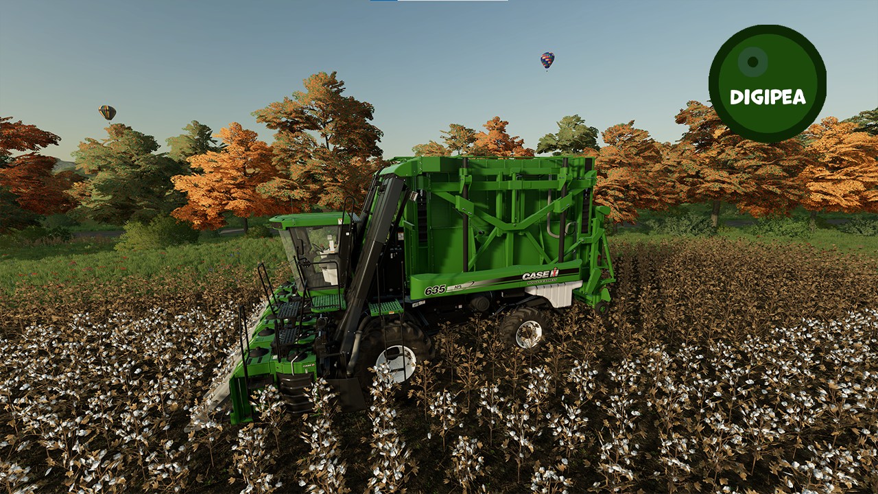 fs22 cotton harvester