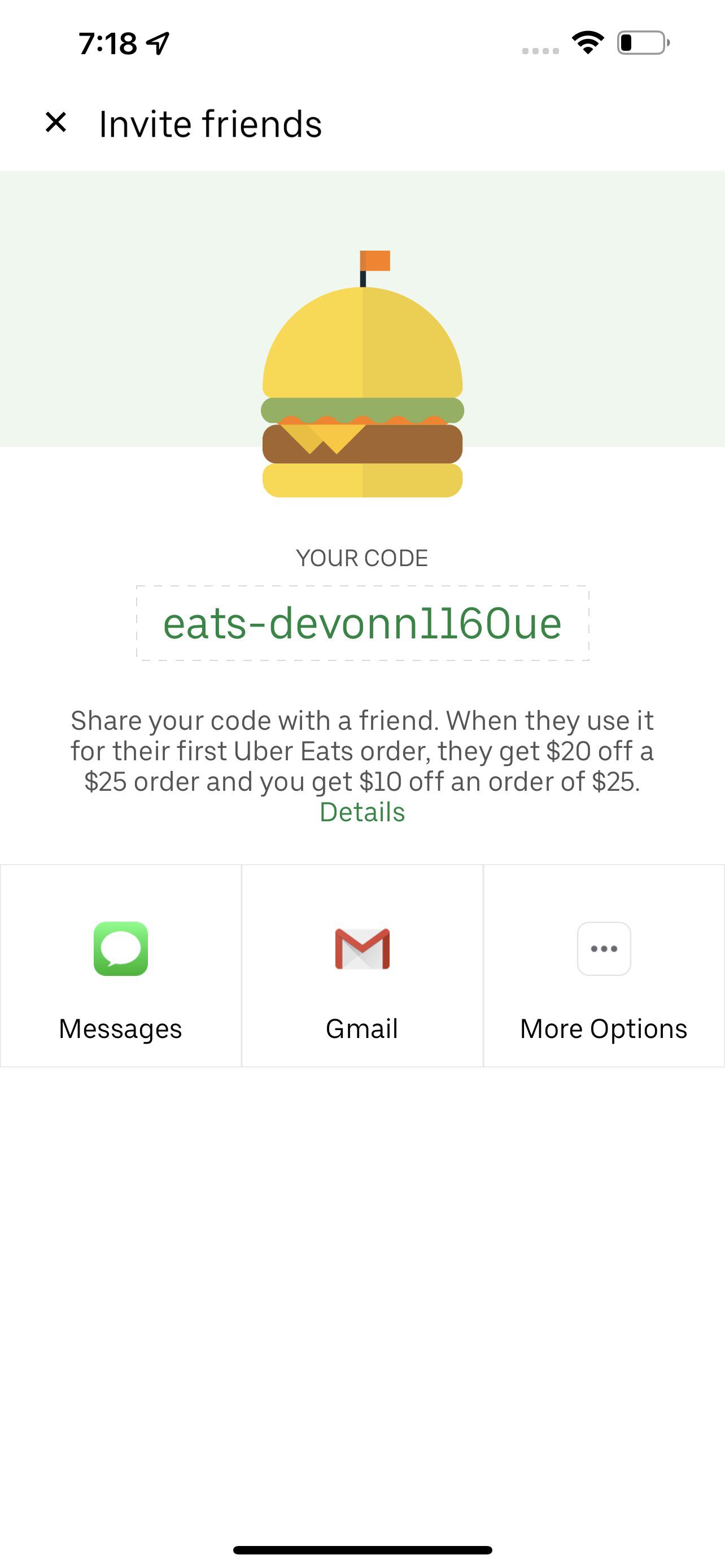 uber eats spain promo code