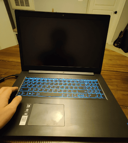 laptop turns on but screen black