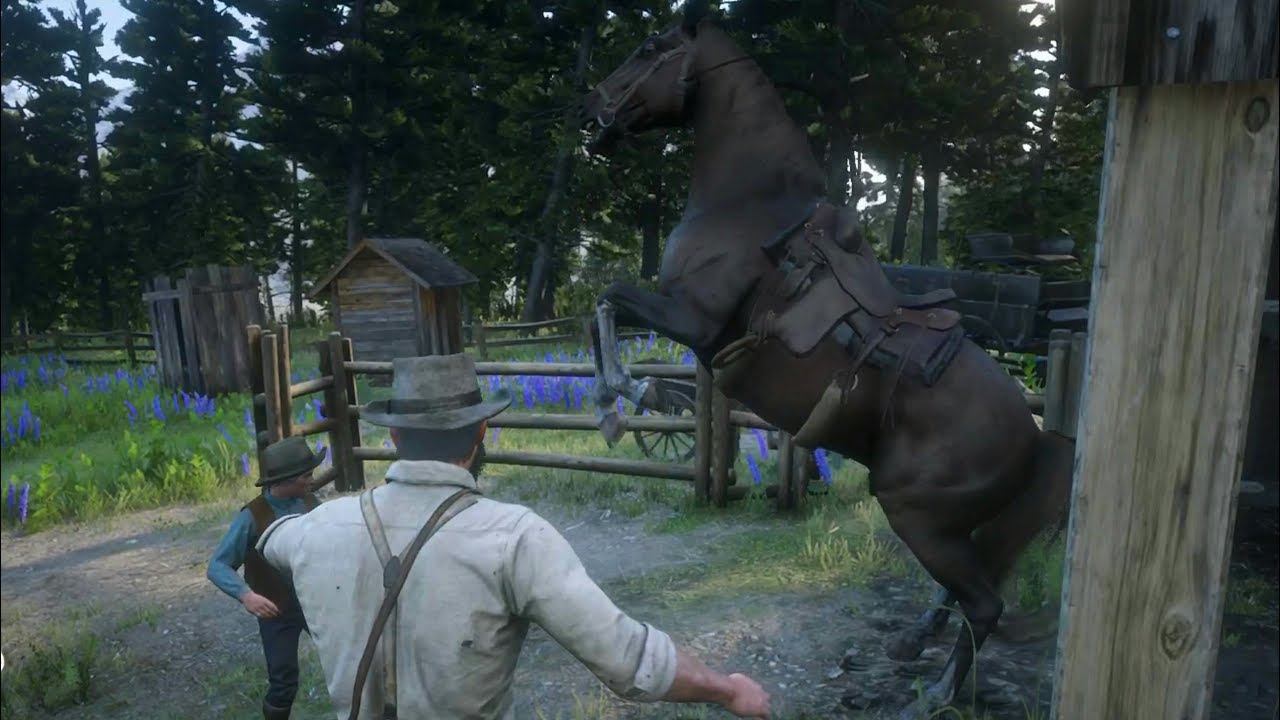 rdr2 pc calm horse