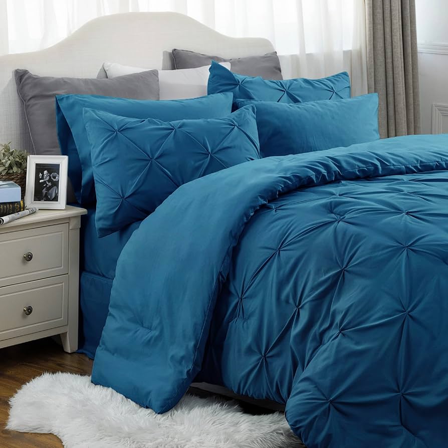 teal bed comforter