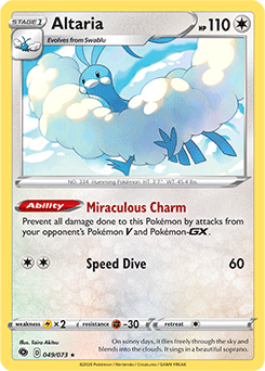 altaria pokemon card stage 1