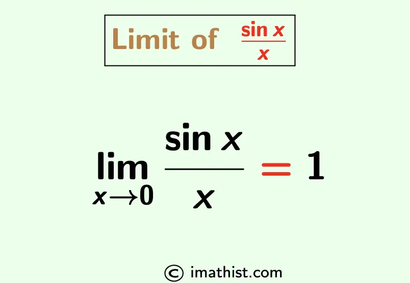 limit x/sinx