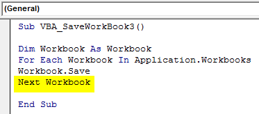 vba save workbook