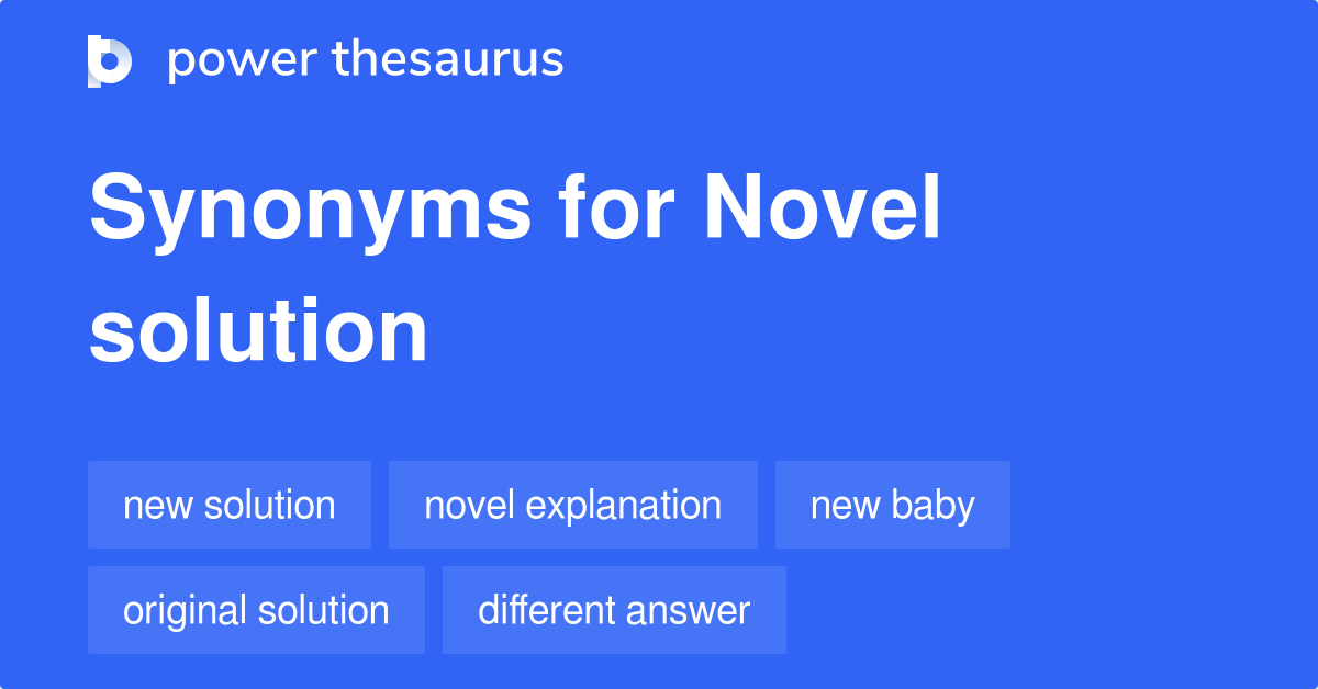 solution thesaurus