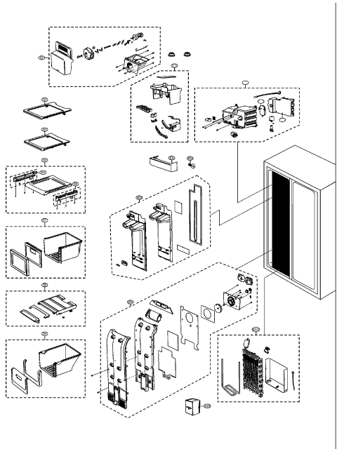 samsung fridge parts