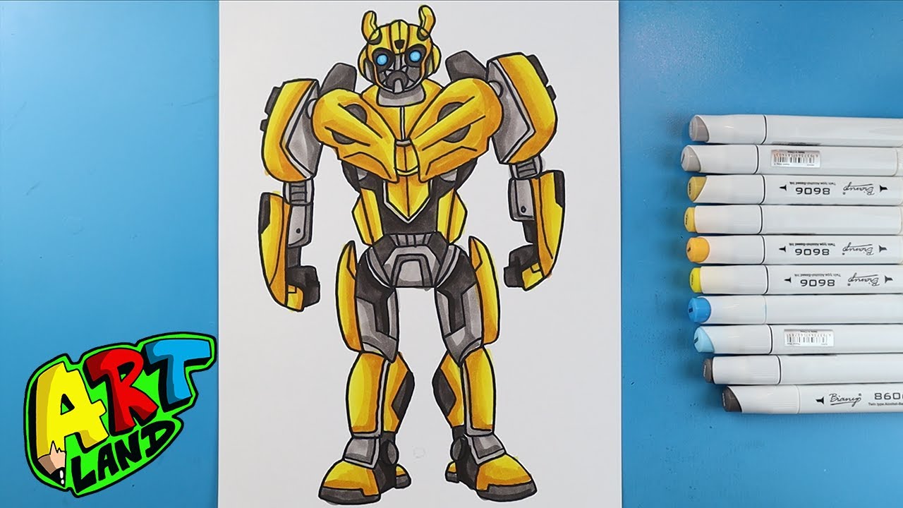 draw bumblebee easy