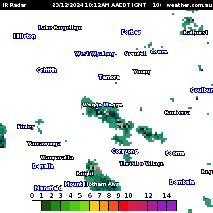 wagga rain radar