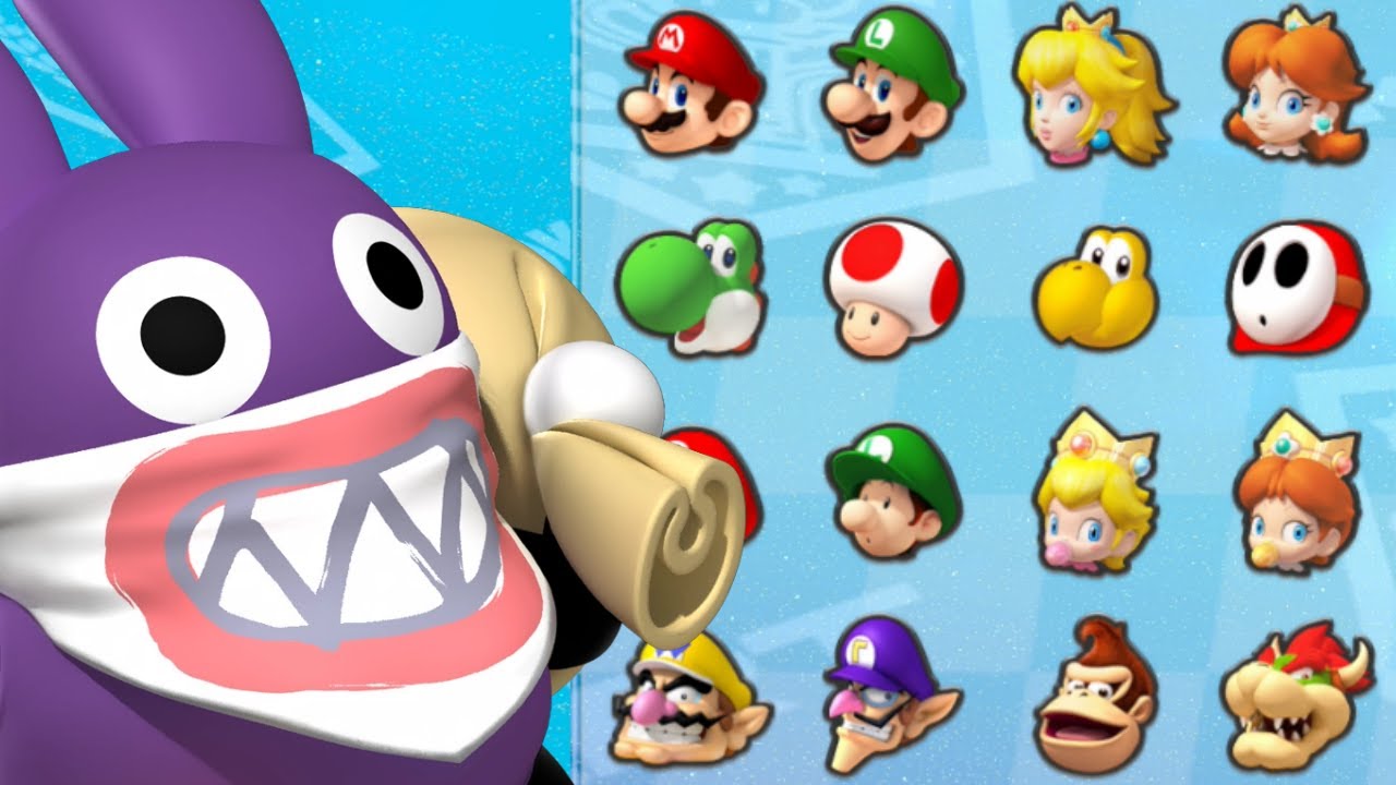 purple character in mario