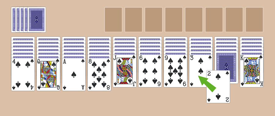 spider solitaire full screen