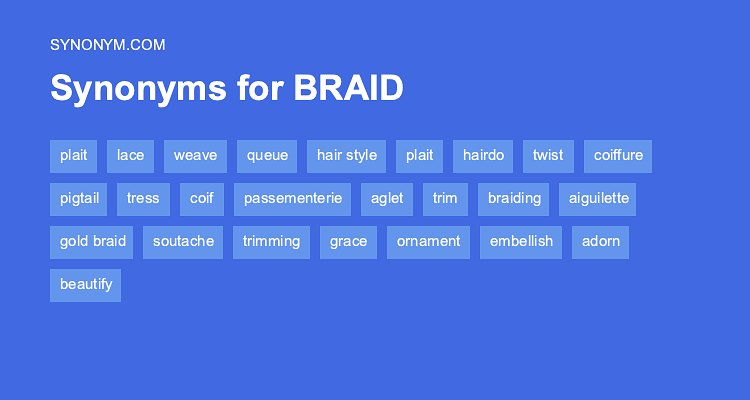 braid synonym