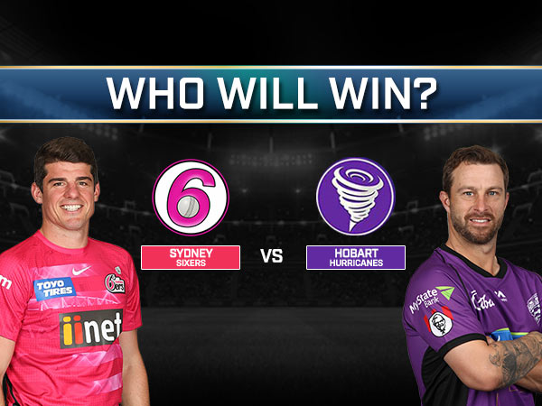 hobart hurricanes vs sydney sixers live score