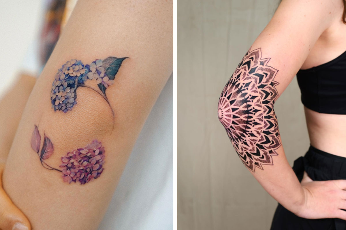 elbow tattoo designs