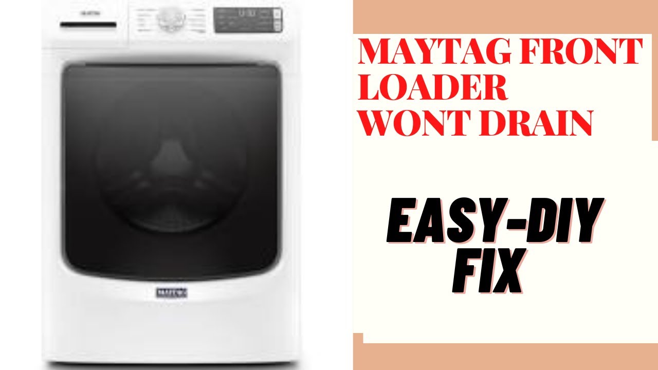 maytag front load washer problems