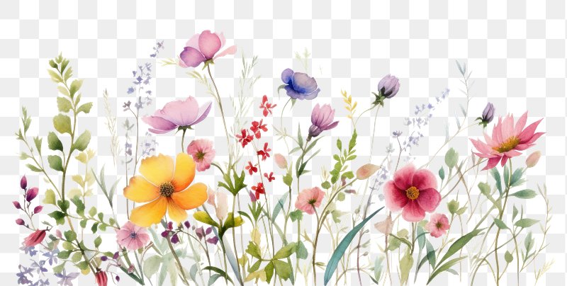 watercolor flowers png