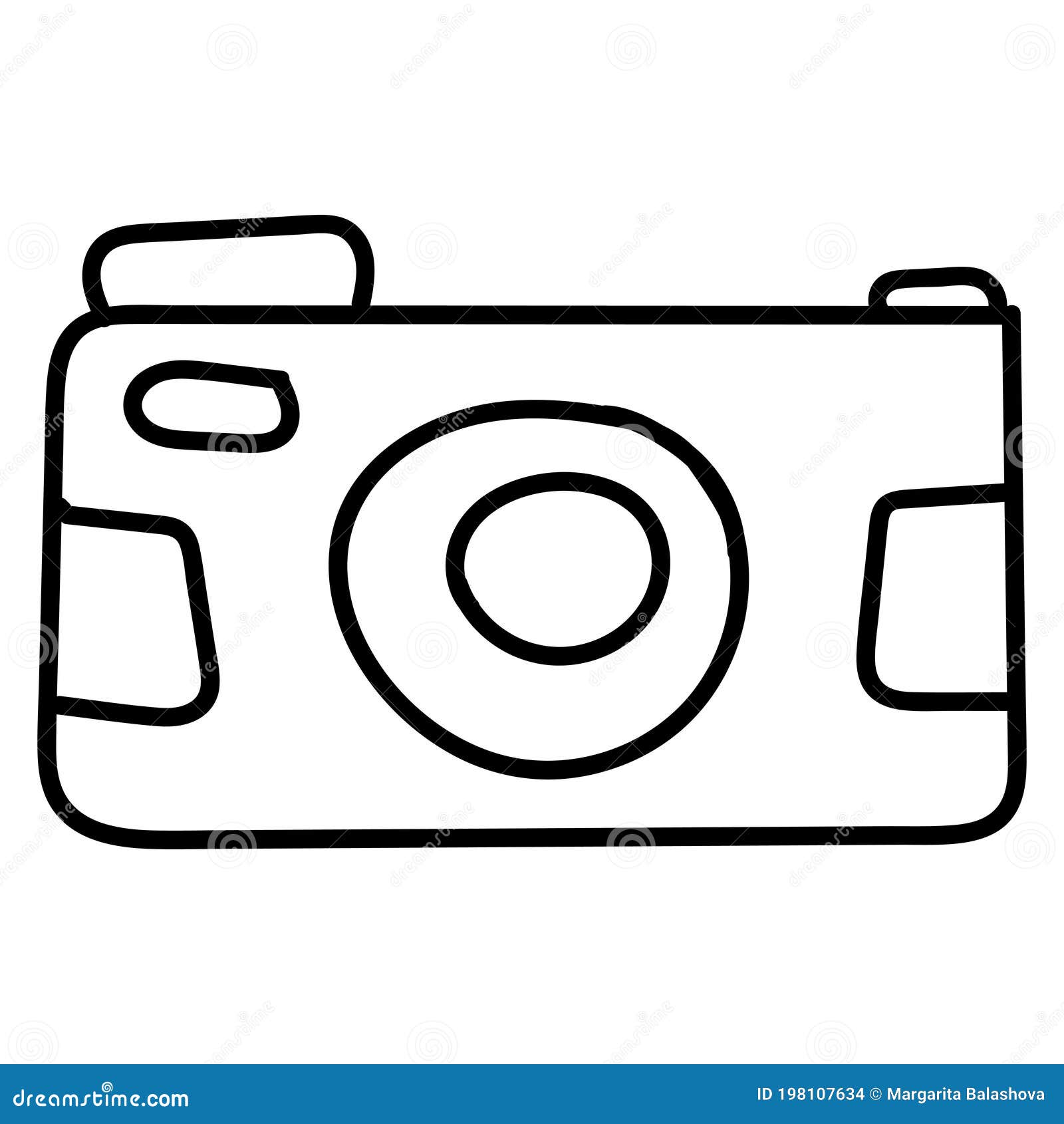 cute camera drawing