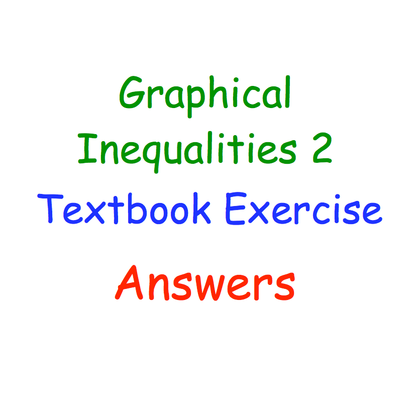 corbettmaths inequalities answers