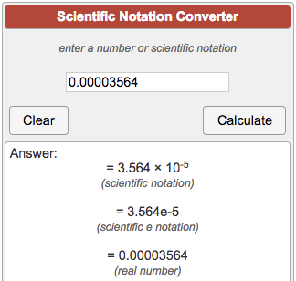 scientific notation calculator