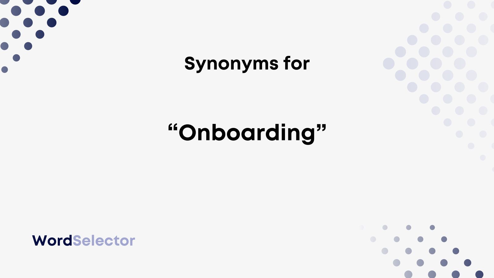 synonyms for onboarding