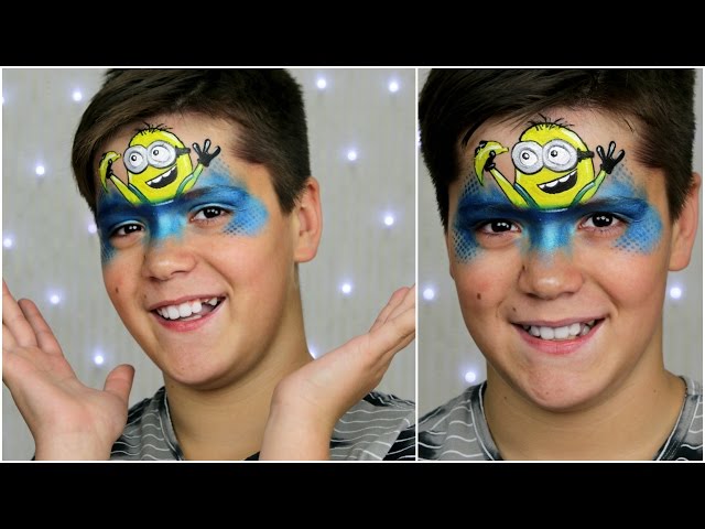 minion face painting