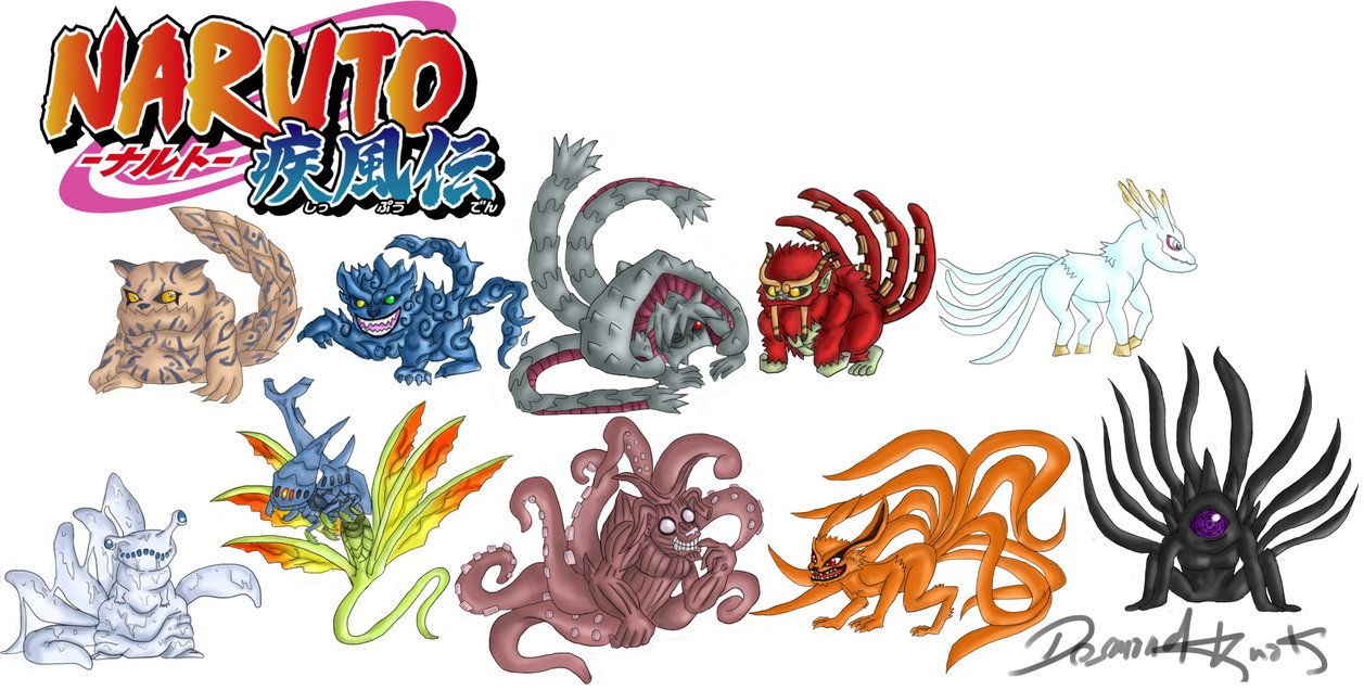 tailed beasts in naruto