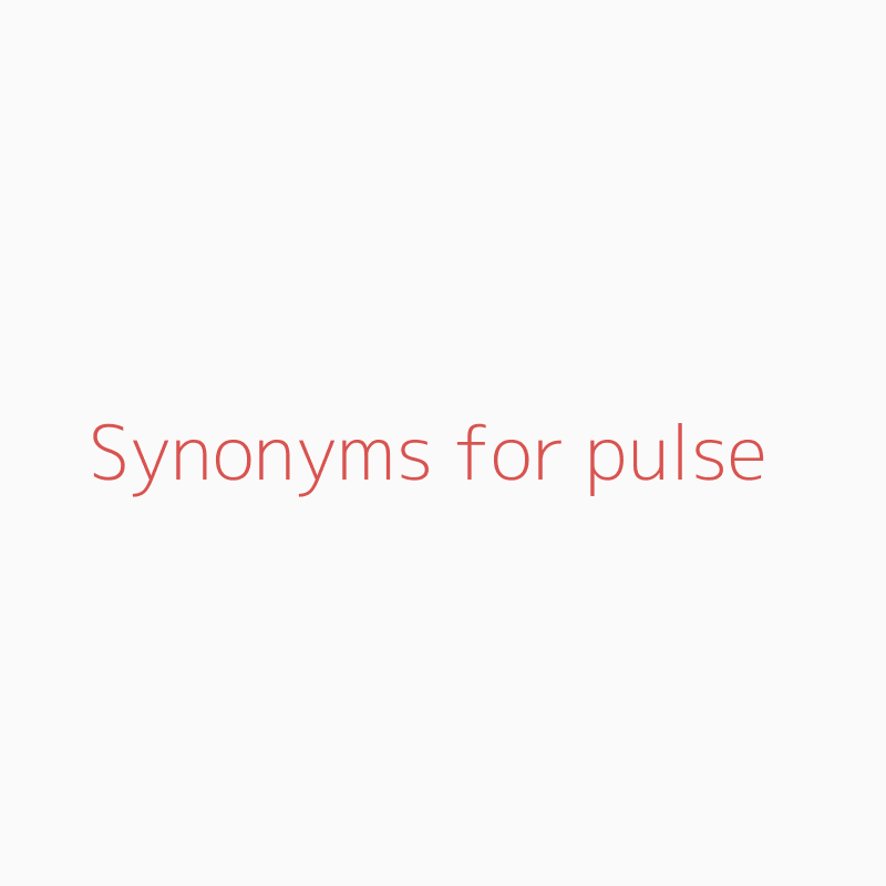 pulse thesaurus