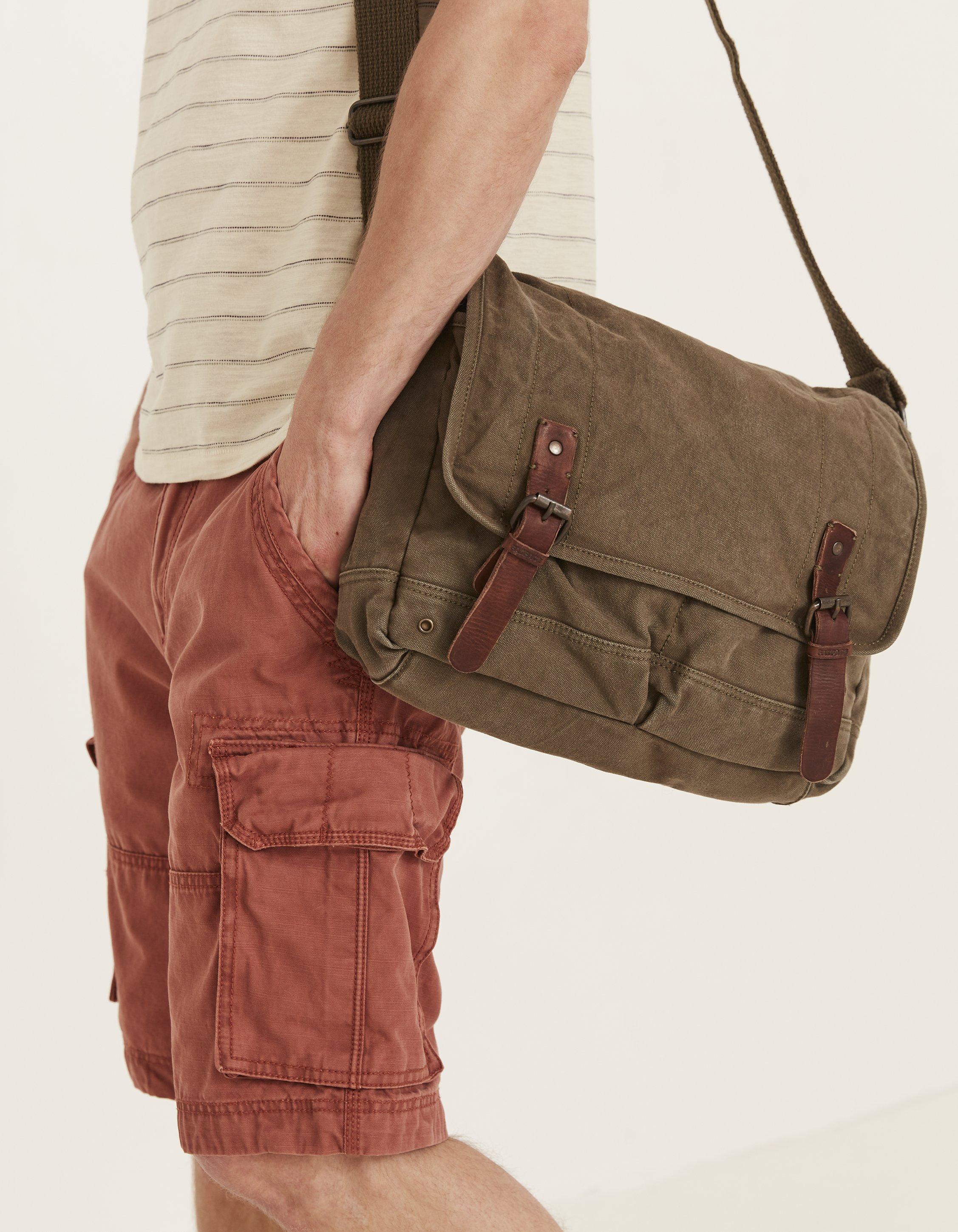 mens canvas shoulder bags