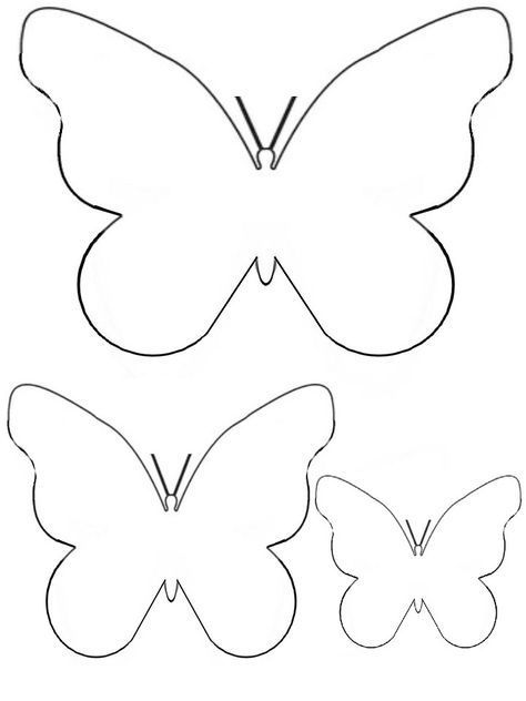 plantillas moldes de mariposas para imprimir