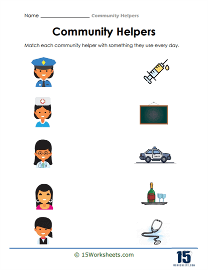 community helpers worksheets