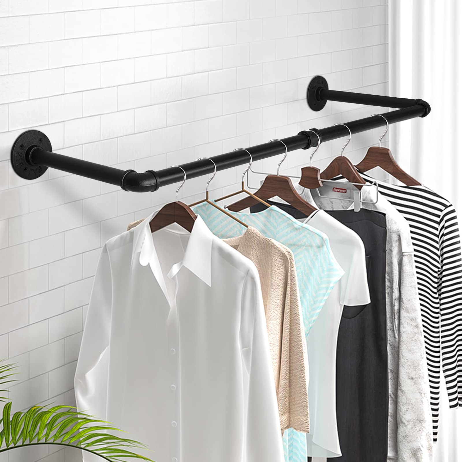 wall mounted garment rack