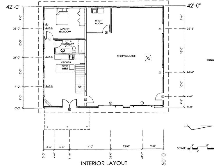 pole barn with apartment plans