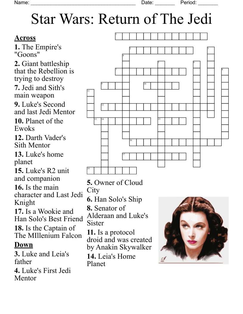 jedi master crossword