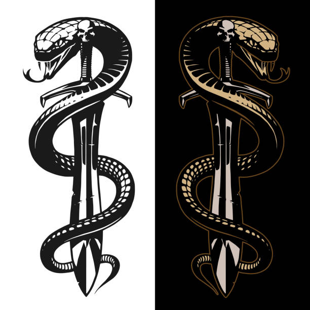 snake and sword tattoo