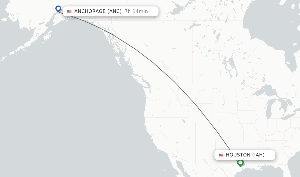 flights from houston to alaska