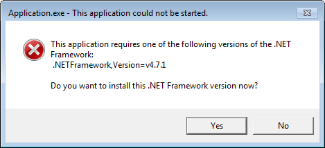 update net framework