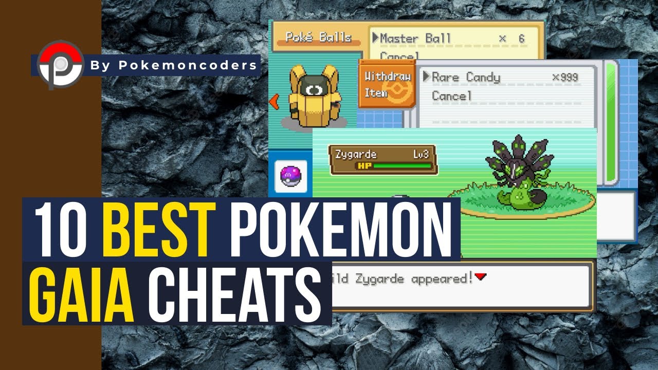 pokemon gaia cheats