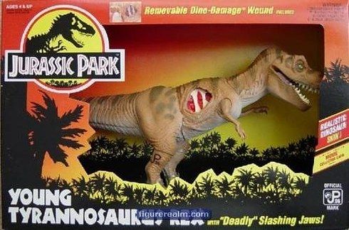 original jurassic park t rex toy